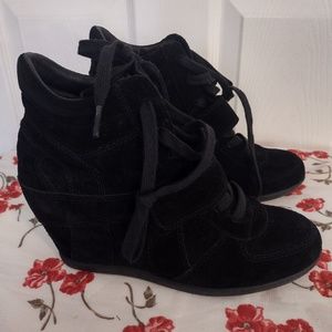 Ash Bowie Lace-Up Suede Sneaker Booties